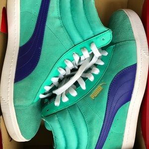 Puma Classic Wedge Electric Green